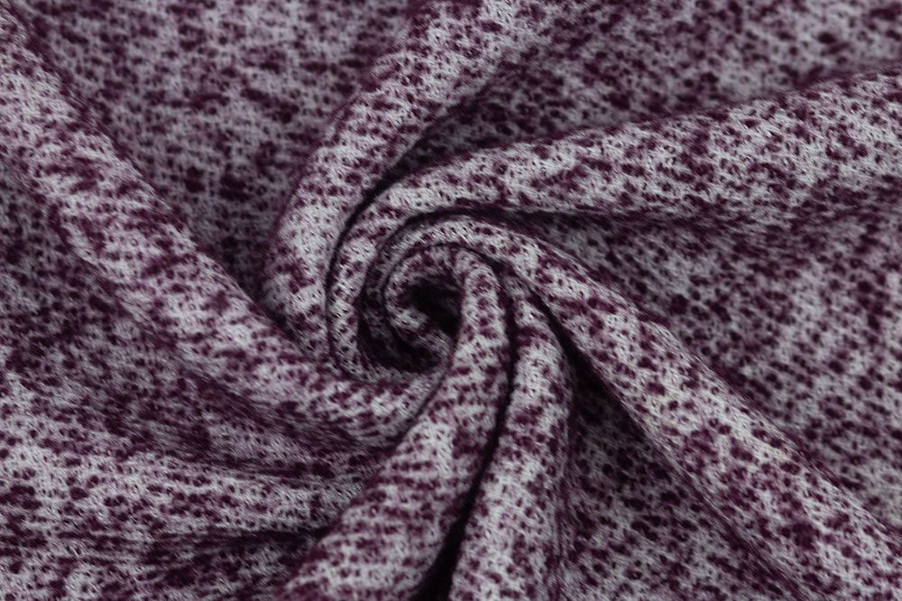 Italian Designer Wool, Plum Mirage