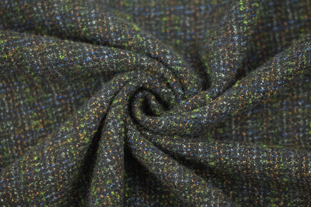 Italian Designer Wool, Midnight Glen