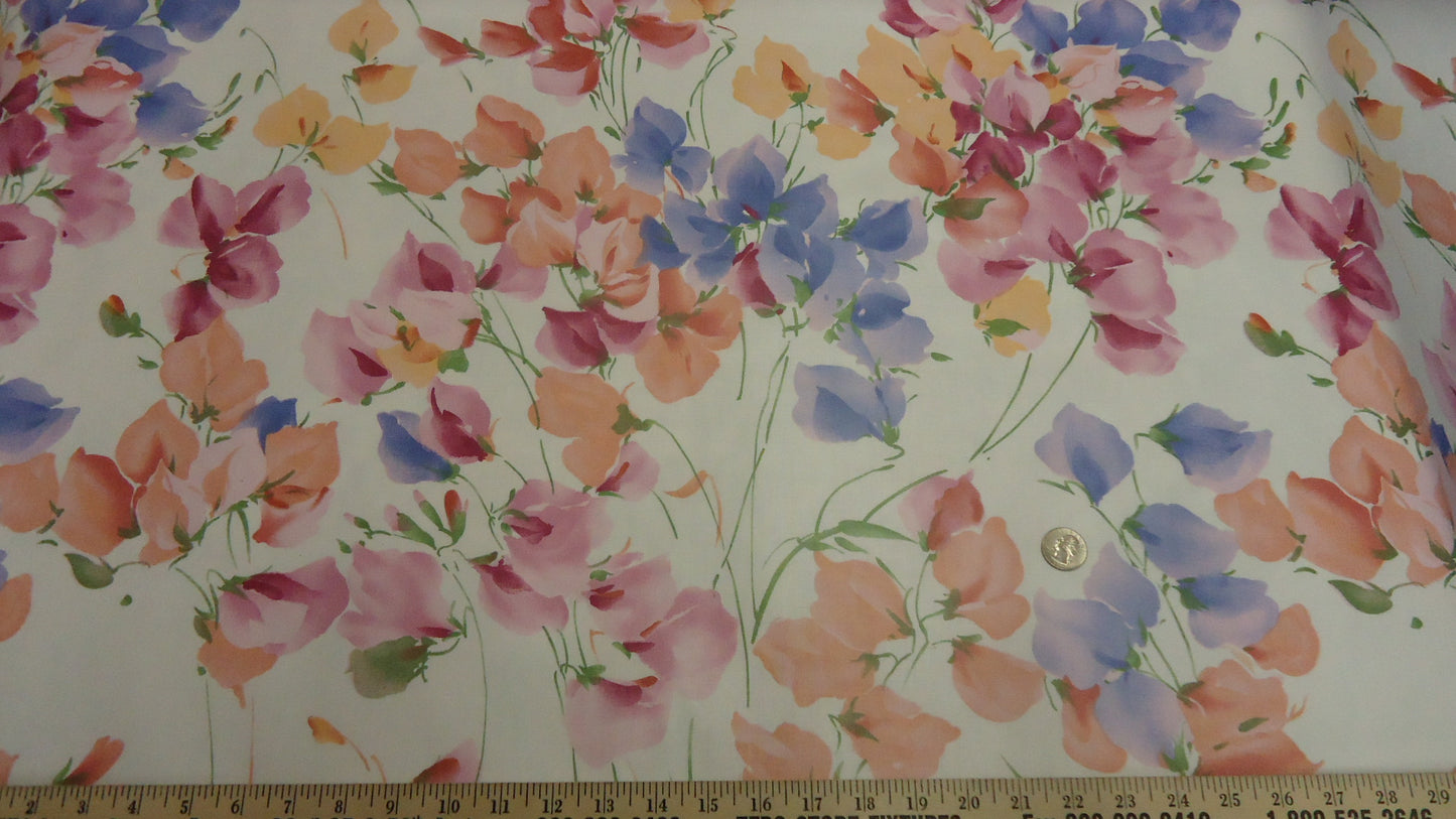 Sweet Peas Chintz Print