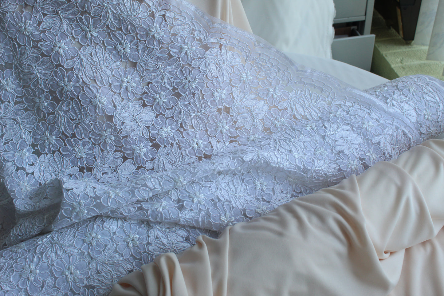 Bugel Beaded Alencon Lace