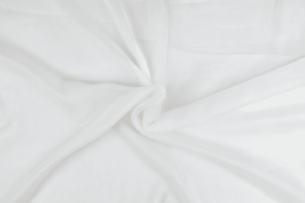 Italian Designer Silk Solid, Ivory