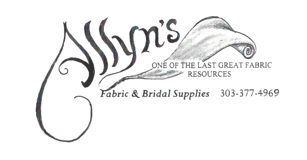 Appointments Allyn's Fabric & Bridal Supply