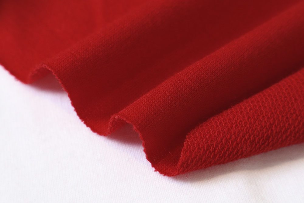 Bordeaux French Terry, Red