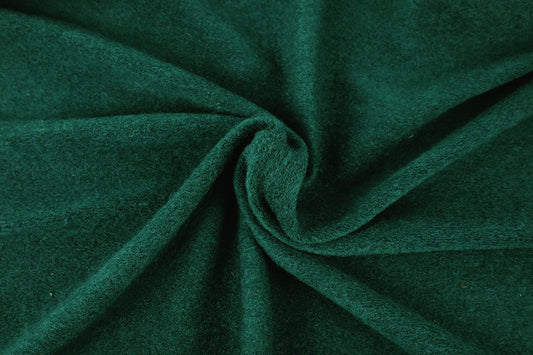 Italian Boiled Wool, Hunter Green
