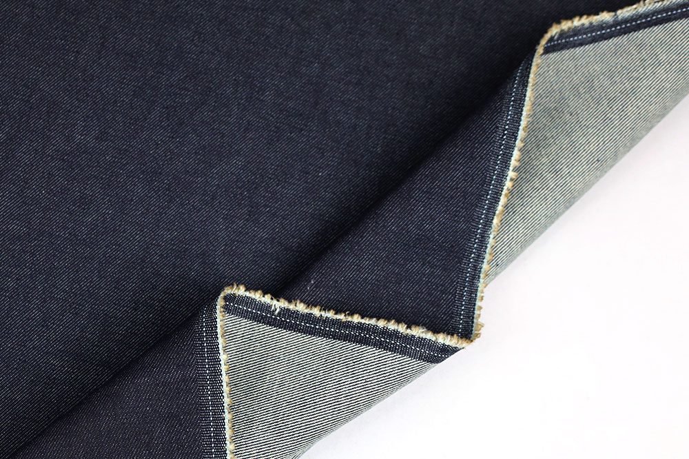 Classic Blue Cotton Stretch Denim 12 oz