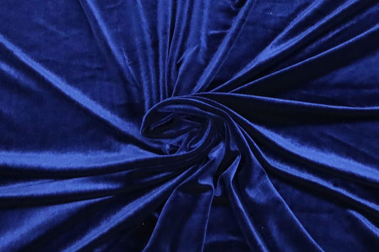 Stretch Velvet, Navy