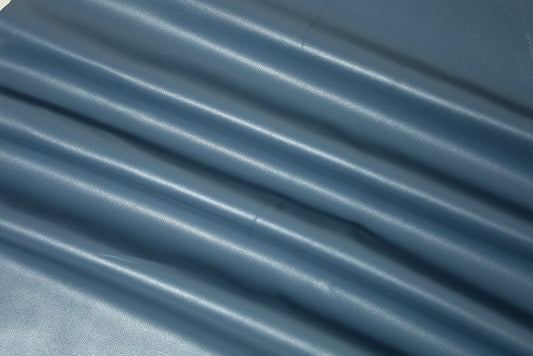 Faux Leather, Steel Blue