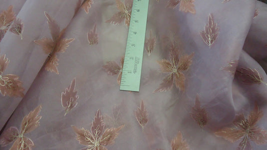 Silk Organza Iridescent Embroidery 3
