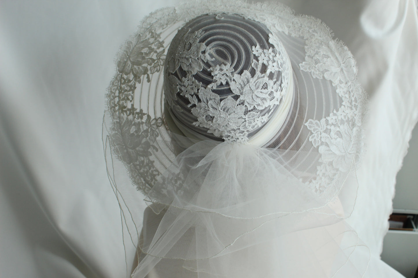 Ivory French Chantilly Hat