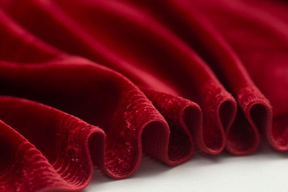 Stretch Velvet, Red