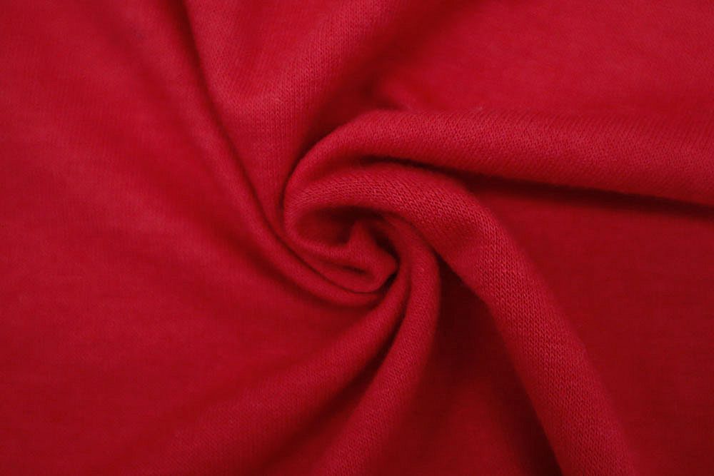 Bordeaux French Terry, Red