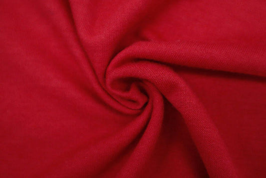 Bordeaux French Terry, Red