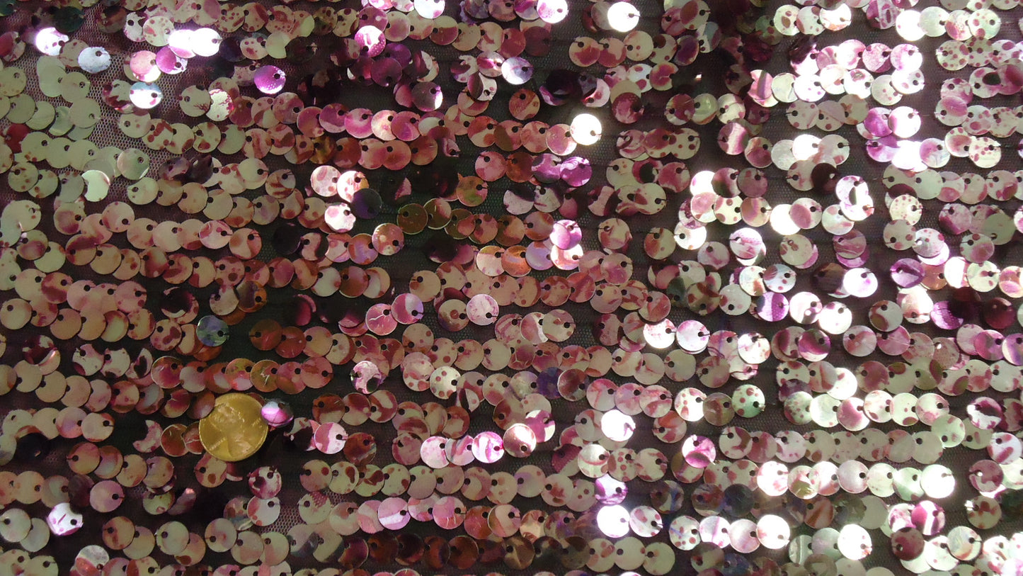 'I spilled my wine' sequined tulle